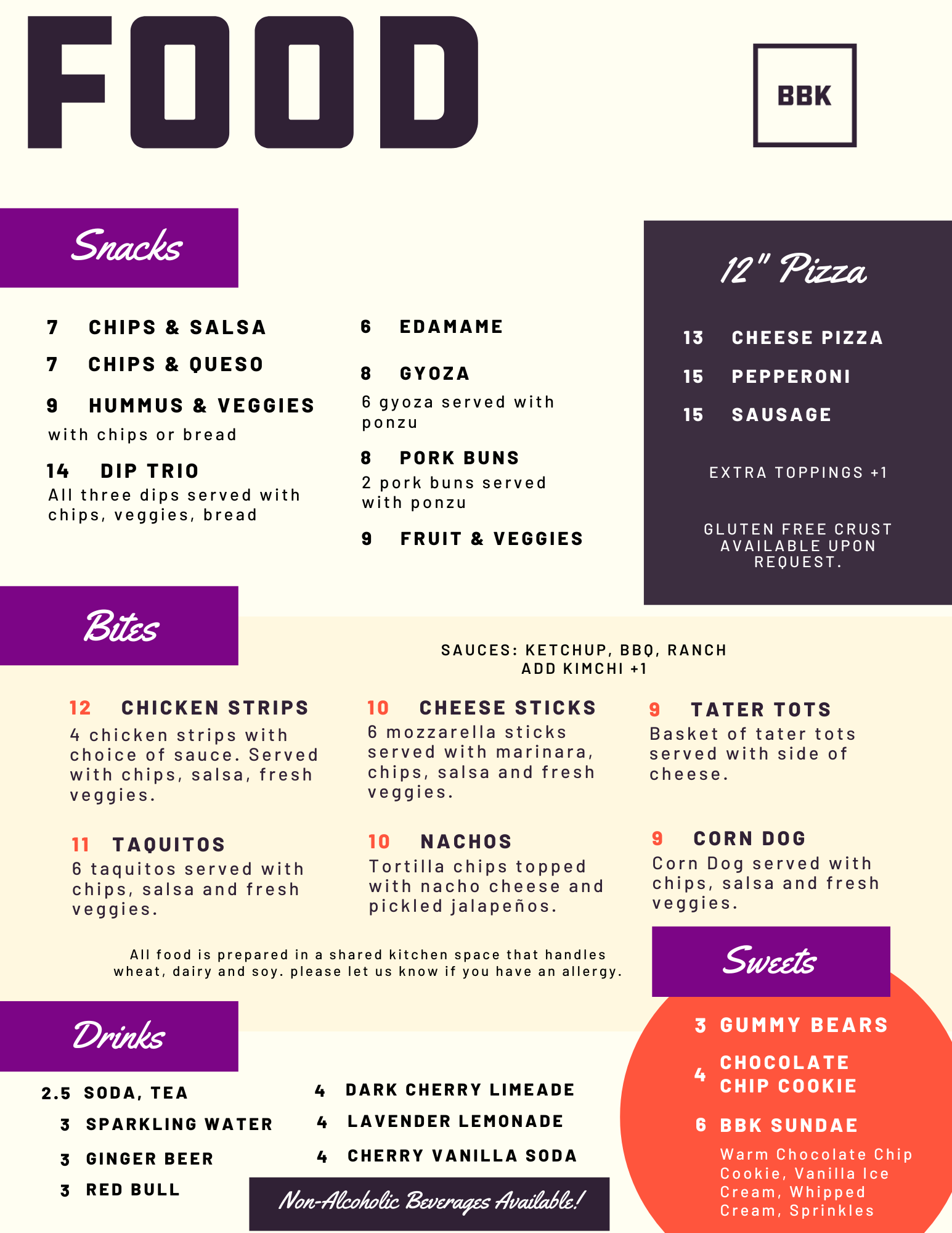 Asian Fusion Street Food — Big Box Karaoke